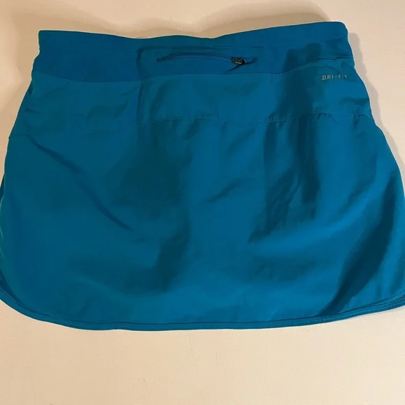 Nike Dri-Fit Skort Blue Sports Skirt with Drawstring - Picture 11 of 14